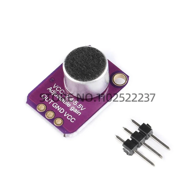 GY-MAX4466 Electret Microphone Amplifier Module MAX4466 Adjustable Gain For Arduino