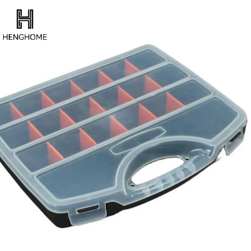 1 PCS Plastic Tool Organizer Box Thickened Compartment Case For Screws Drill Bits Parts Storage