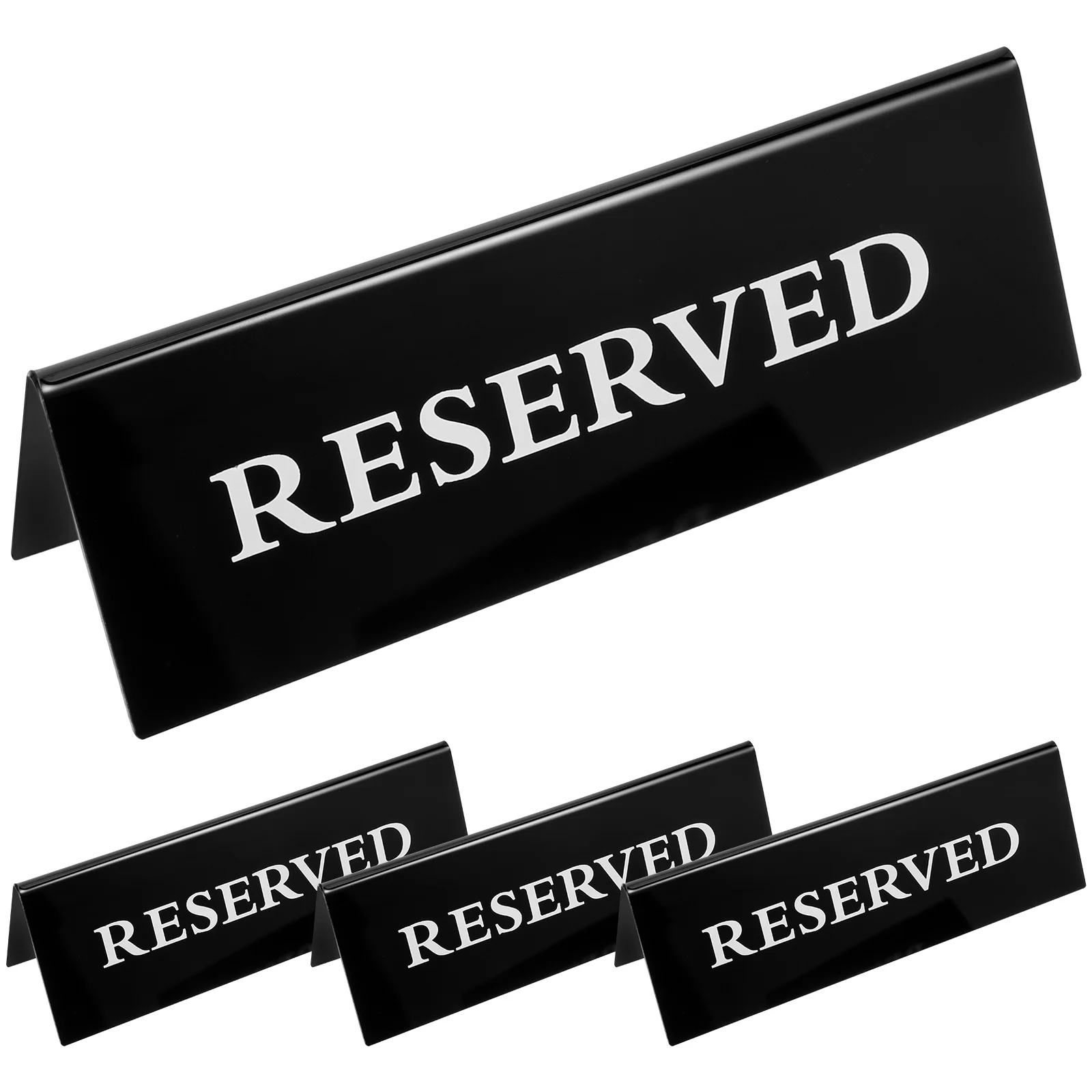 4Pcs Reserved Seats Sign for Restaurant Acrylic Reserved Sign Board Wedding Reserved Seating Sign reserved signs for wedding