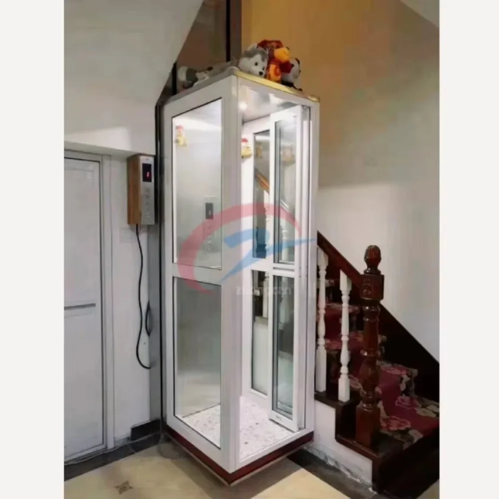 Customized hydraulic residential elevators outdoor home mini elevator with best pri