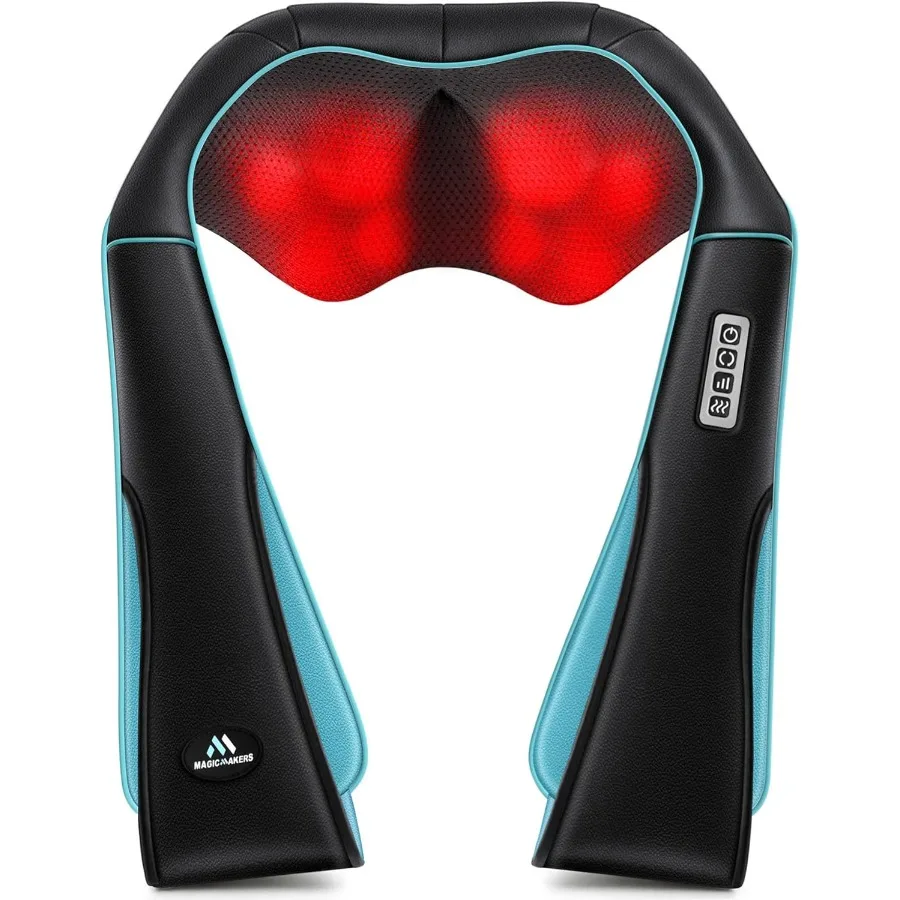 

Electric Shiatsu Neck Massager with Heat for Targeted Pain Relief in Back Shoulders and Feet Perfect Relaxation Solution for Da