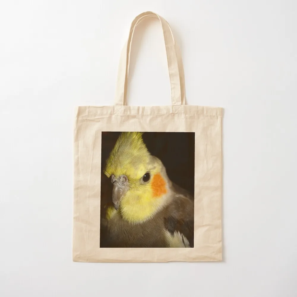 Cockatiel Portrait Tote Bag shopper bags bags luxury women