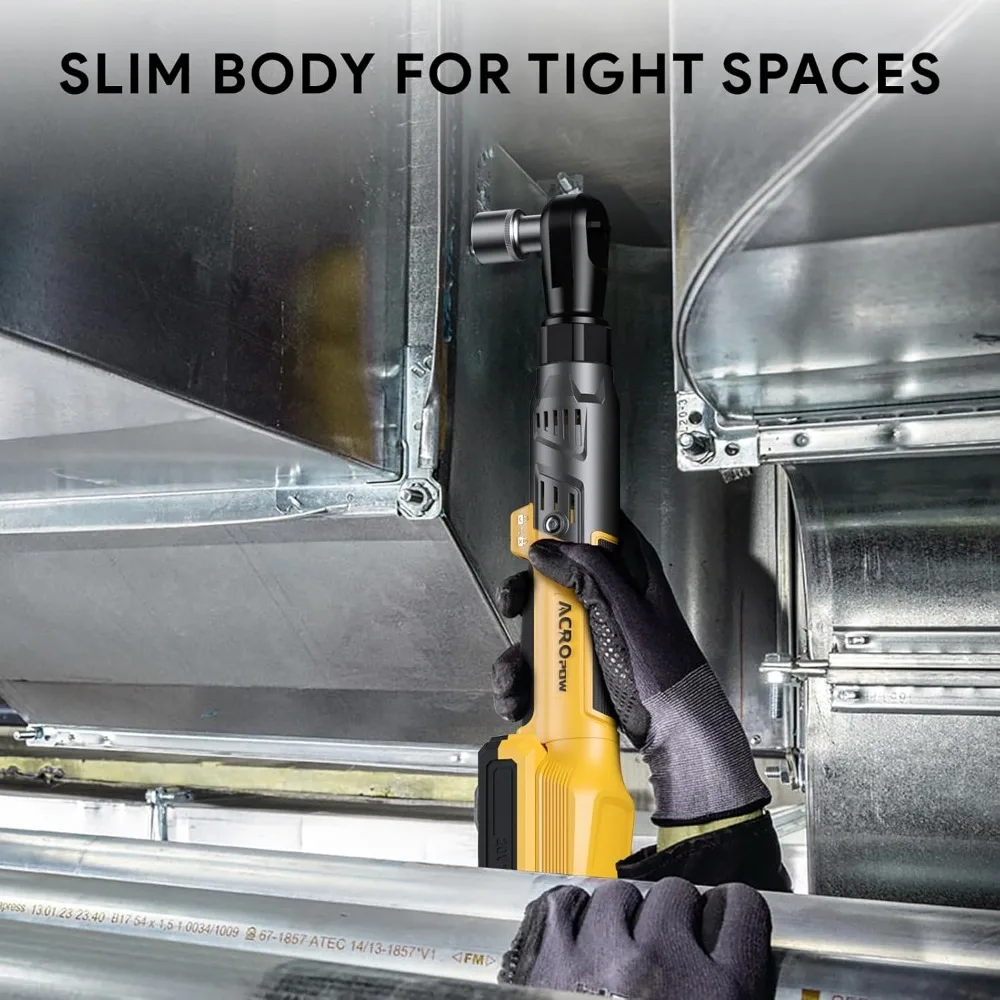 مفتاح ربط بسقاطة لاسلكي 20 فولت ماكس مع عزم دوران 74 قدم وسرعة متغيرة، متوافق مع بطارية ديوالت