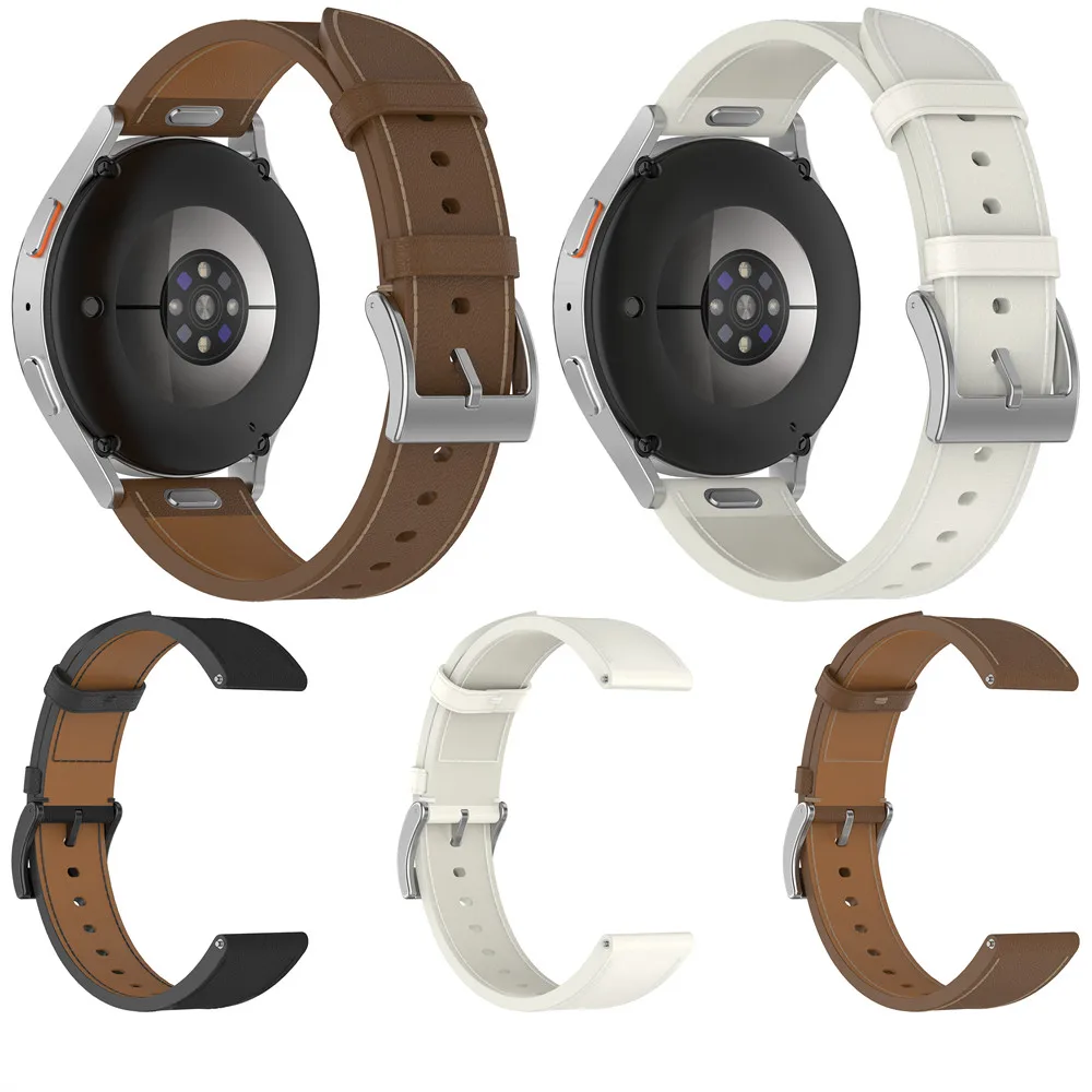 Garmin Forerunner 158 165 168 245 645 / Vivoactive 5 시계 스트랩 소프트 헤드 레이용 20mm 프레스 가죽 스트랩 시계 밴드 팔찌