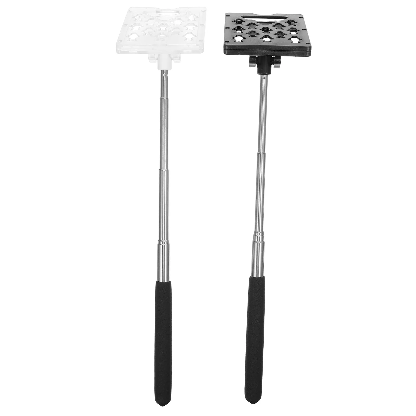 2Pcs Telescopic Rod Card Holder Adjustable Parking Toll Swiping Stick Vehicle Card Grabber Contactless Parking Pass Extender
