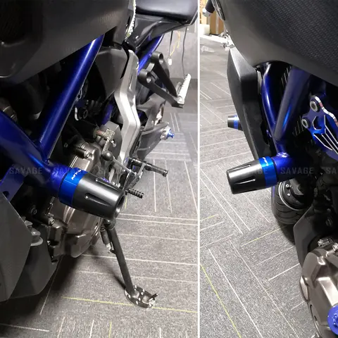 MT-07 프레임 슬라이더 충돌 방지 장치 YAMAHA MT07 2014-2025 FZ07 Tracer 700/GT 7 오토바이 액세서리 낙하 방지 패드