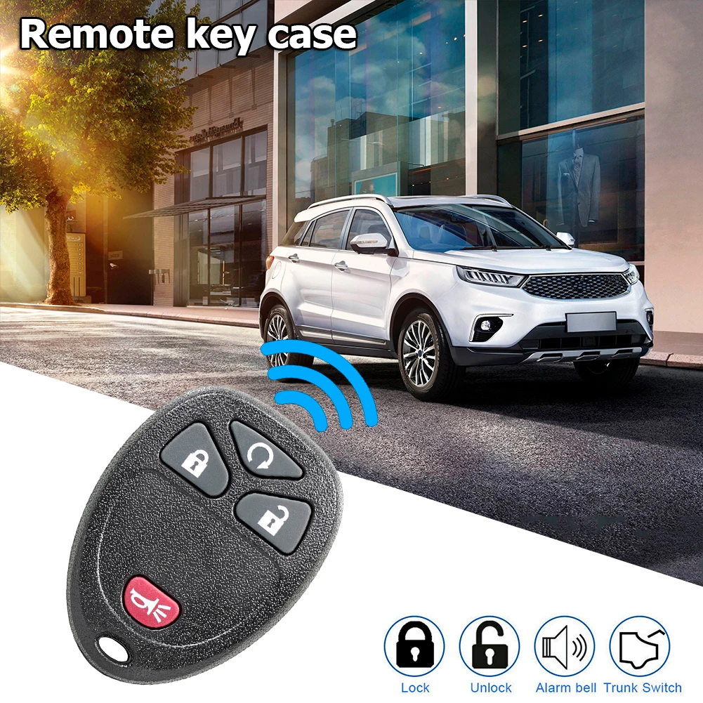 4 Knoppen Keyless Go Afstandsbediening Autosleutel 315 Mhz Keyless Entry Afstandsbediening Autosleutel voor Chevrolet voor GMC Escalade Enclave