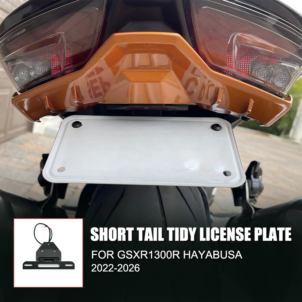 

License plate holder License Bracket Tail Tidy Fender Eliminator For SUZUKI GSX1300R HAYABUSA 2022-2026 License Plate Holder