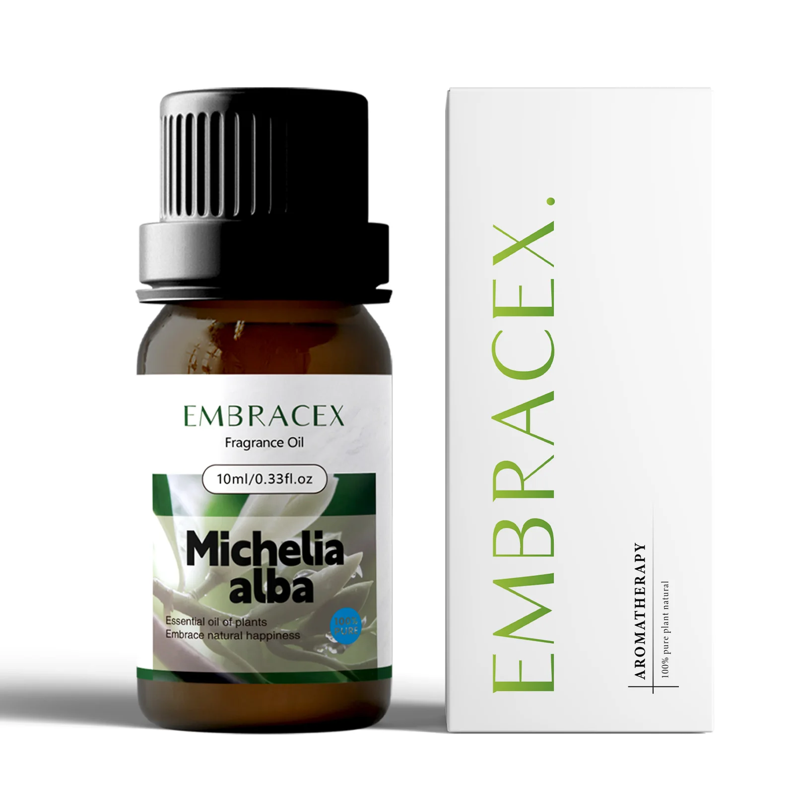 

10 мл духи Michelia Alba с эфирным маслом и натуральным цветочным ароматом - изысканный цветочный аромат для ароматерапии и повседневного ношения