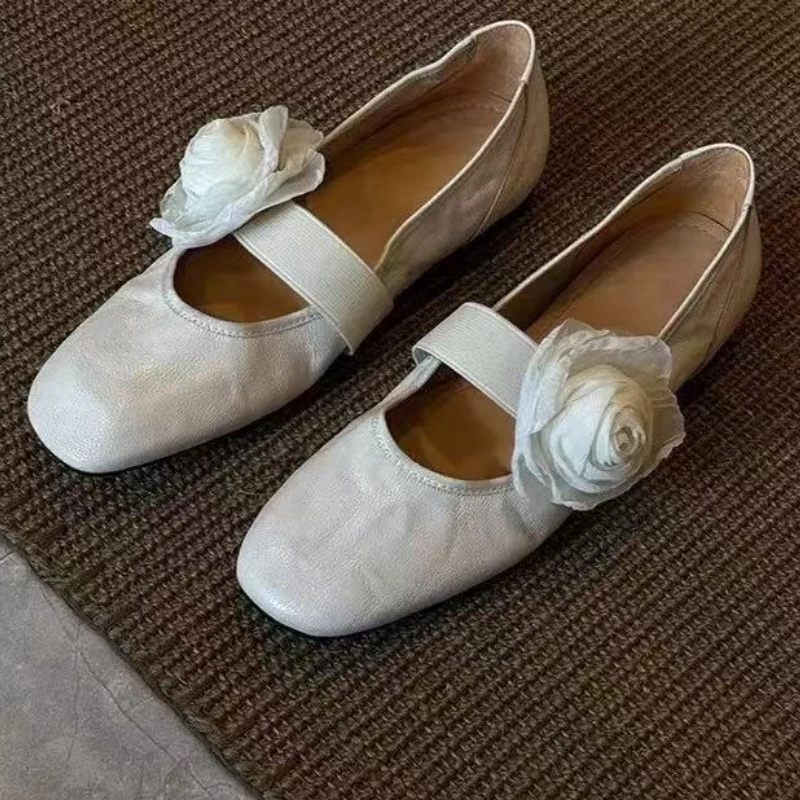 

Дизайнерские туфли Мэри Джейн в стиле ретро с цветочным принтом, женские туфли с круглым носком, удобная мягкая подошва, элегантная повседневная обувь, модные брендовые женские балетки на плоской подошве