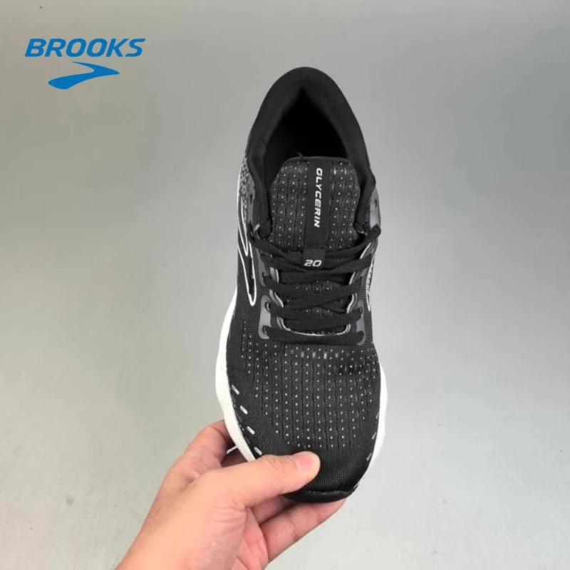 

New Brooks Glycerin 20 Running Shoes - Cushioned Comfort, Ideal for Road & Track, Responsive Midsole Hot top