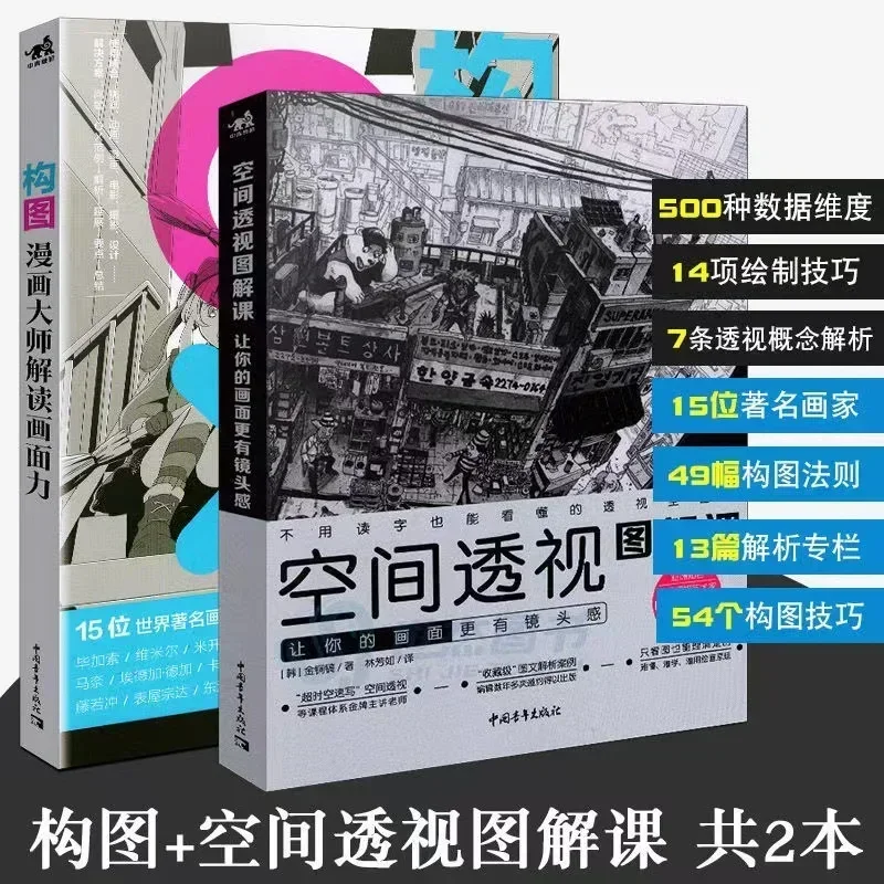 Class + Composition: Manga Master Explains Spatial Perspective Picture Power Comic Art Painting Tutorial Book Interpretation