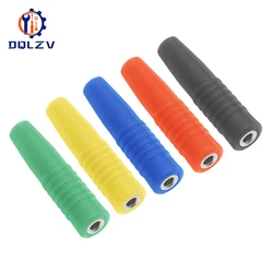 Brass 2mm Banana Female Insulated Jack Plug Wire Solder Connector