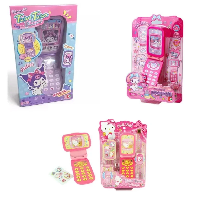 

В наличии! Новинка! Хит продаж 2026 года! Музыкальный телефон Sanrio My Melody & Hello Kitty – очаровательная детская игрушка-телефон, подарок для детей.