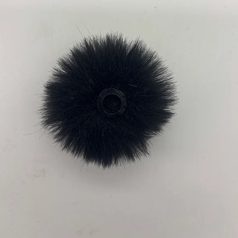 Filtro Pop para exteriores, funda para parabrisas con micrófono Lavalier de gato muerto peludo para Rode Wireless Me, cubierta para parabrisas con micrófono artificial