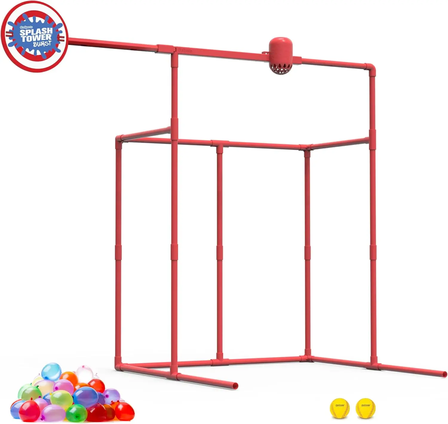 

Водная игра-башня с водяными шарами и бассейном для погружения для детей и взрослых - увлекательная игрушка для игр на заднем дворе