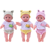 30cm Reborn Girl Baby Doll Soft Elastic PVC 3D Simulation Baby Dolls Movable Prepregnancy Morning Education Baby Companion Toys