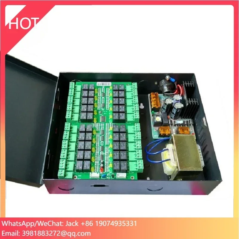 Biometric Elevator Access Control Board Fingerprint Card Lift Controller System With Protect Box 20floors Lift Control Panel