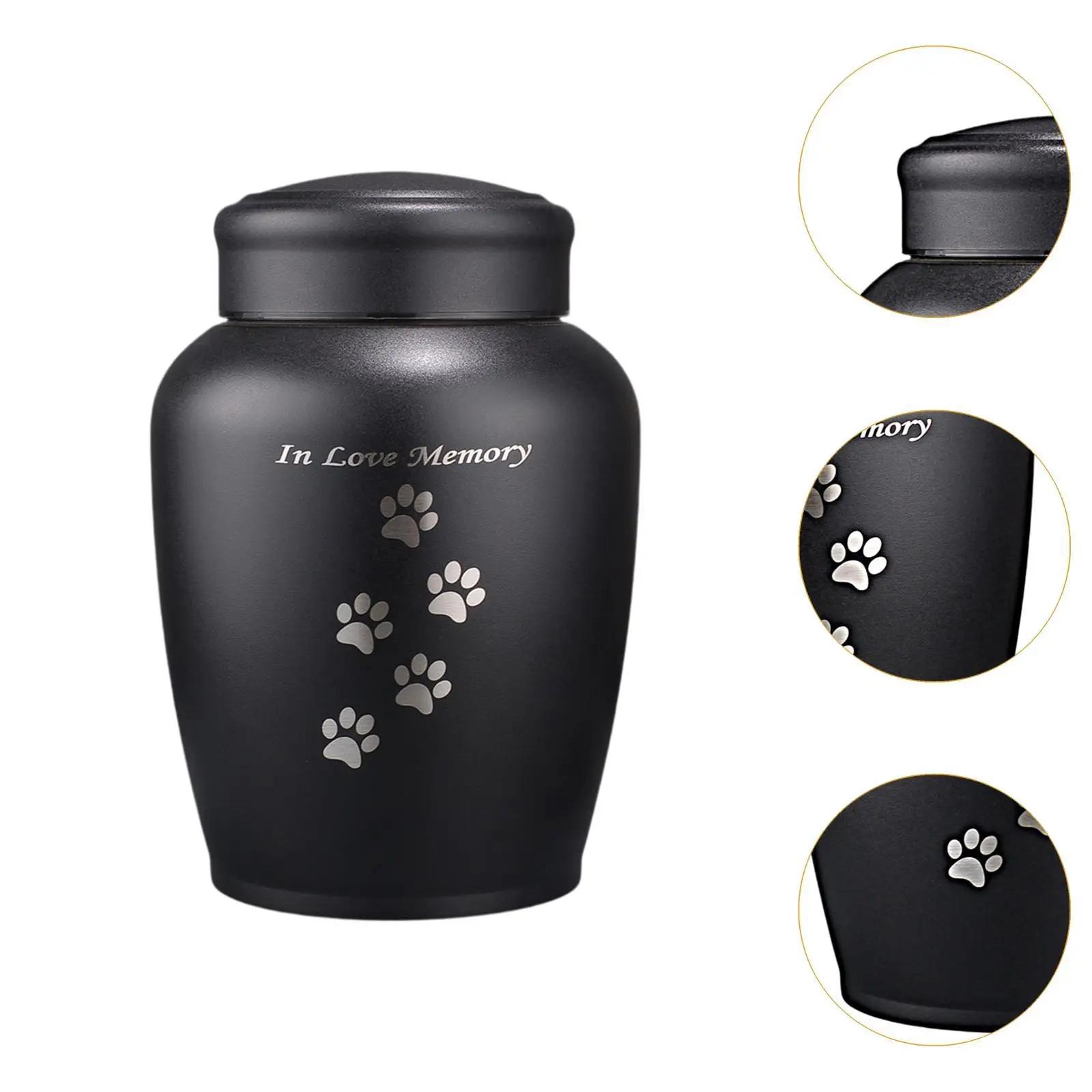 New Multi-Colored Stainless Steel Pet Urn Sealed Funeral Memorial Ash Holder For Dog Cat Bird Mouse Cremation Ashes