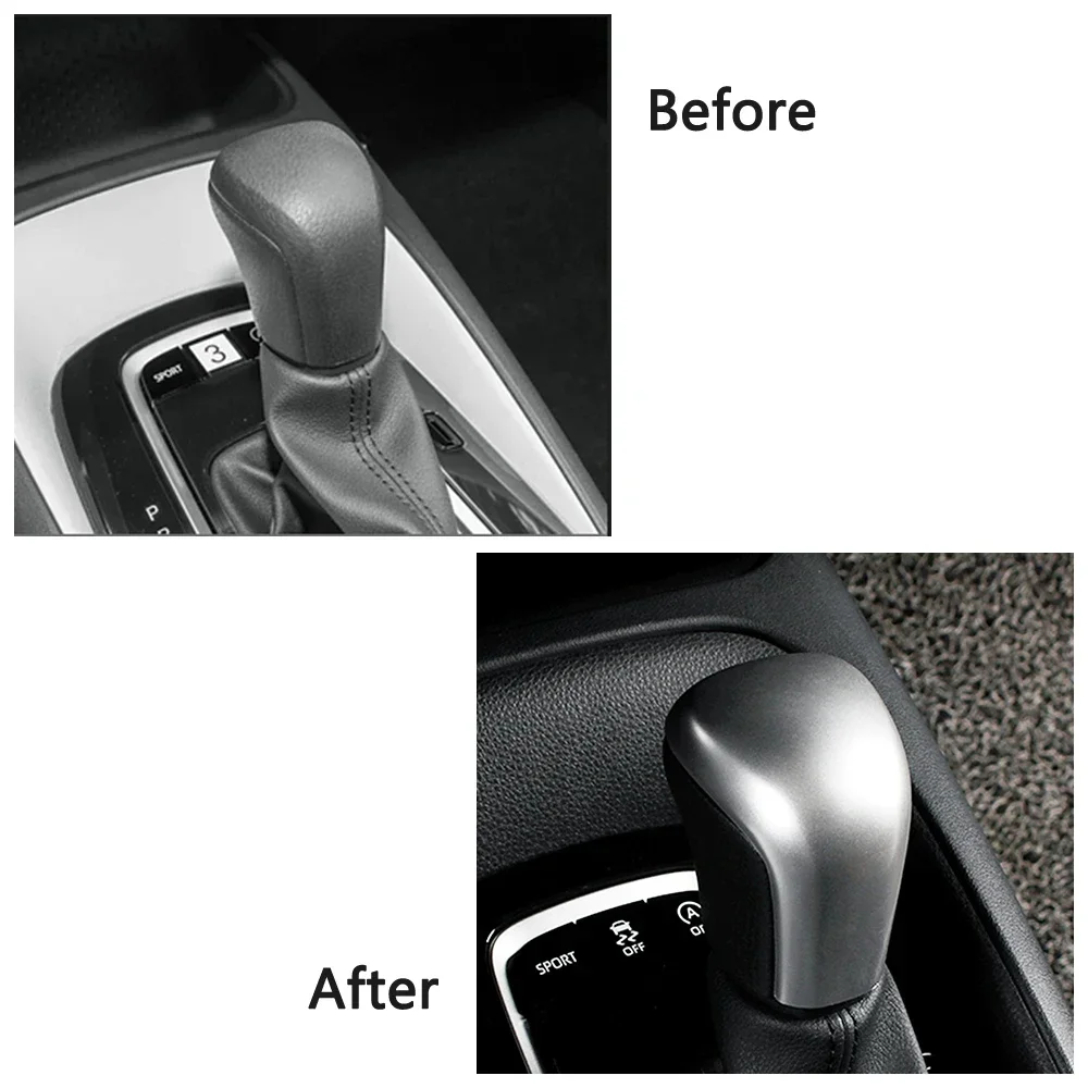 For Toyota Corolla 2019 2024 Auto Interior Central Console Accessories Modify Protectors Molding Trim ABS Matte Silver Sticker