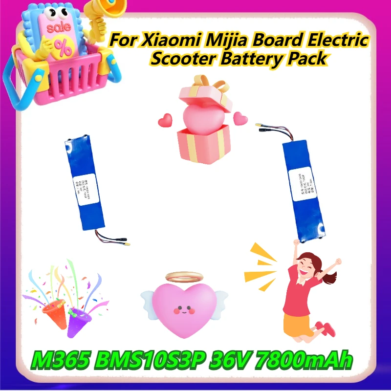 

10S3P 36V 7800mAh For Xiaomi Mijia M365 BMS Board Electric Scooter Battery Pack
