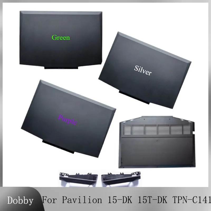 

Originla New For Pavilion 15-DK 15T-DK TPN-C141 L56914-001 LCD Back Cover Rear Lid Top Housing Shell Bottom Case Base Cover