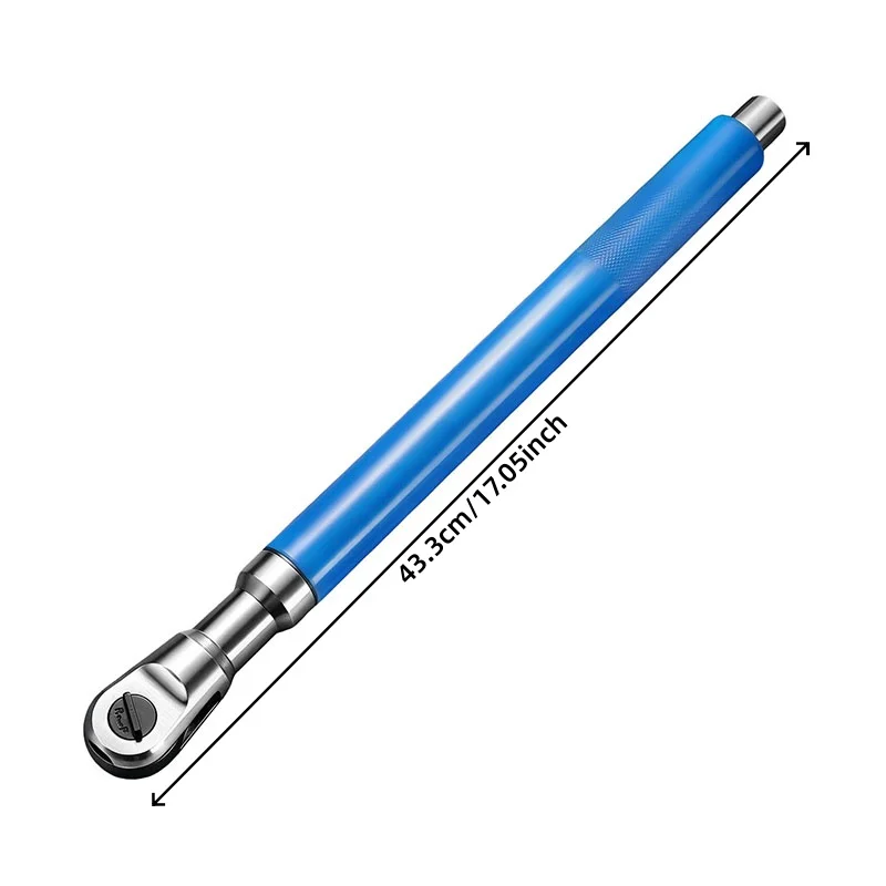 3-in-1 Long Handle Ratchet Wrench, 1/2