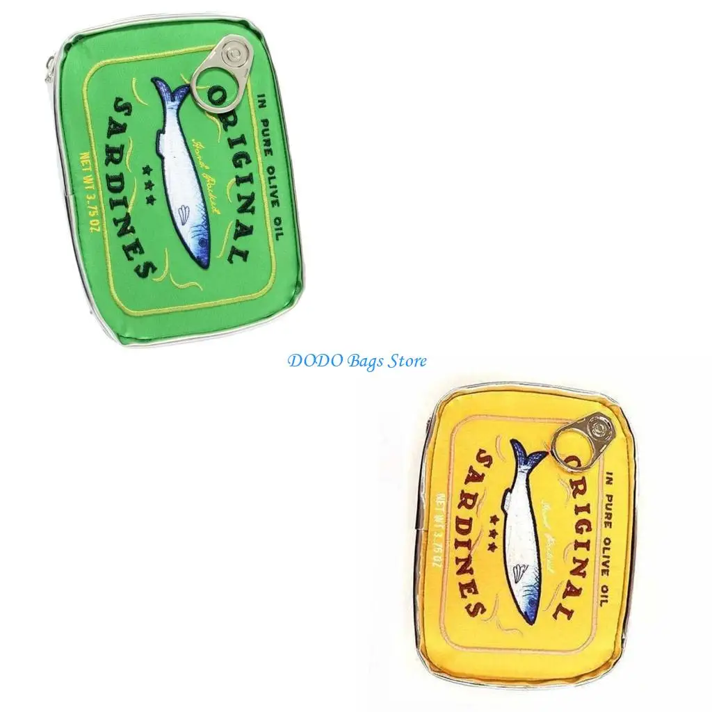 

Сумка для туалетных принадлежностей в форме консервированных сардин, косметичка для дома, дорожная косметичка, сумочка