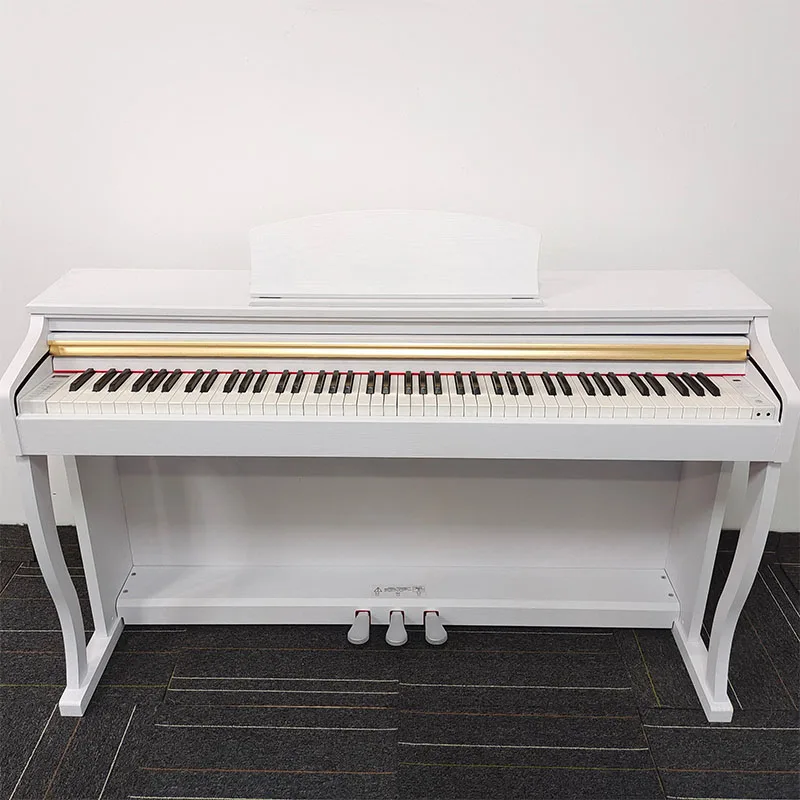 

Digital Piano 88-Key Hammer Action Keyboard Slide Cover Professional Musical Keyboard A90 Electronic Weighted Stage Show
