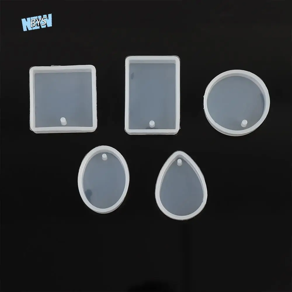 

Oval Craft Pendant Glue Handmade Resin 5pieces/set Epoxy DIY Mould Tool Mold Jewelry Making