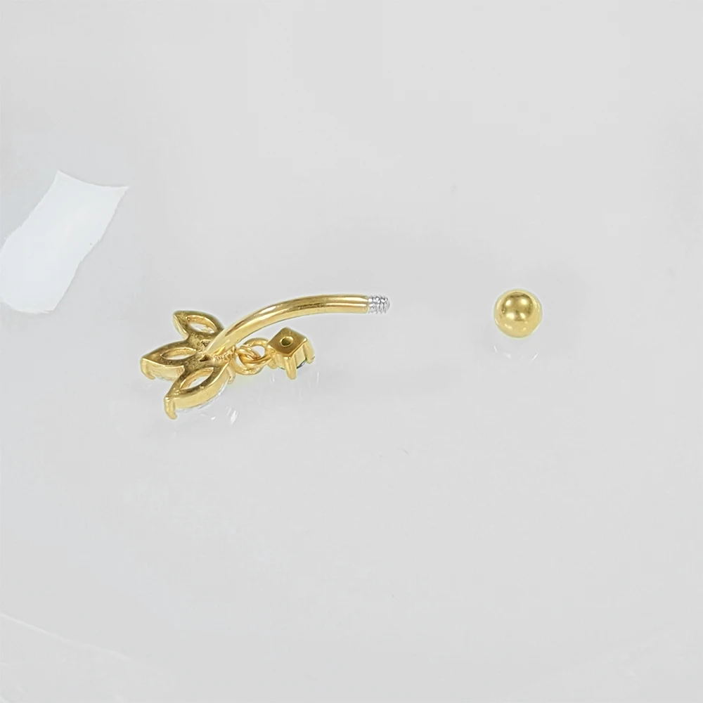 루크 피어싱 나비 귀 연골 눈썹 Tragus 헬릭스 피어싱 스터드 곡선 바벨 도매 바디 쥬얼리