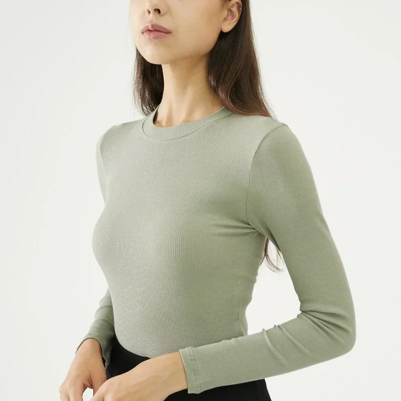 

MRMT 2025 Brand New Women's Wearsexy Chest Slim Round Neck Long Sleeve T-Shirt Bottomed Shirtbasic Top t-Shirt For Female Tops