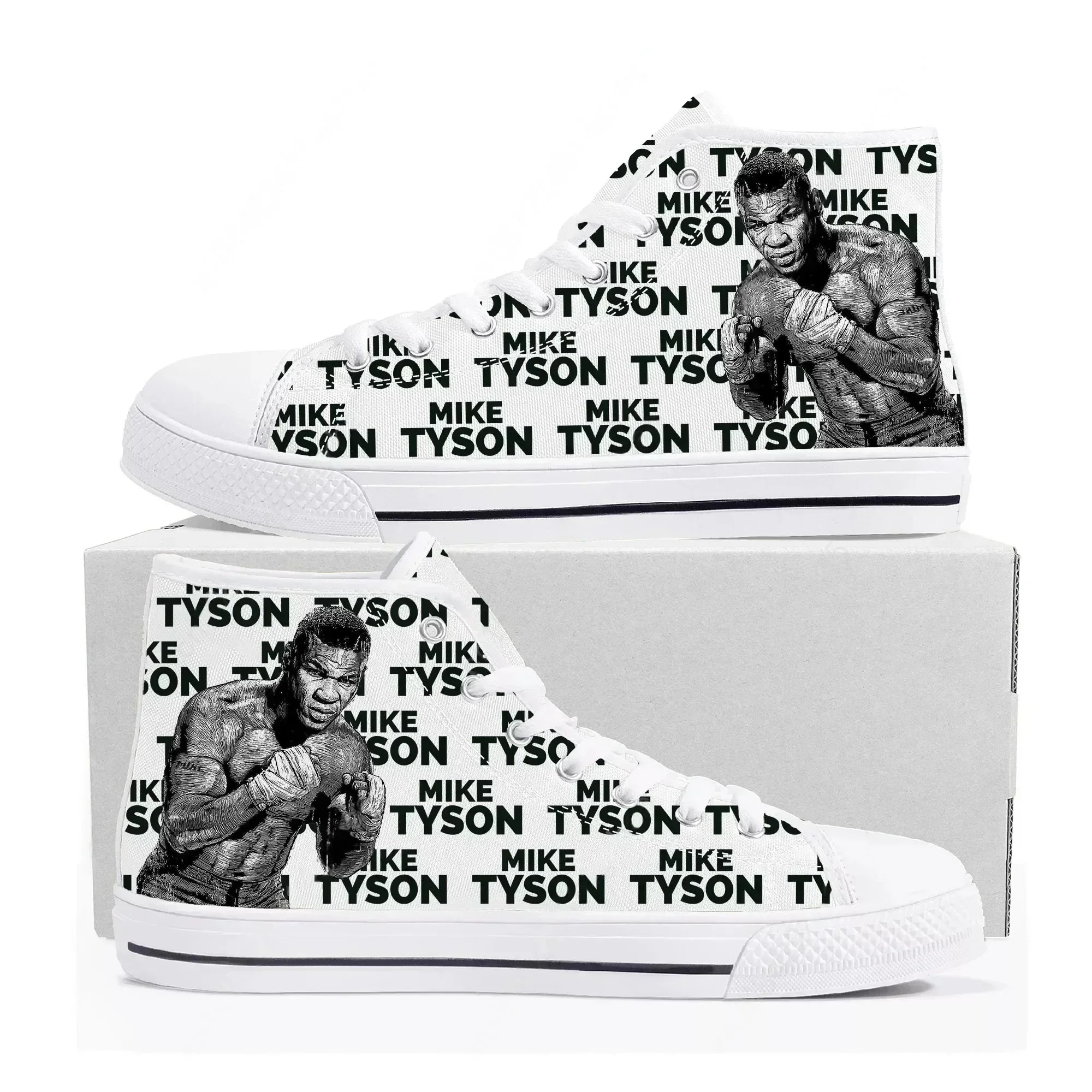 

I-Iron M-ike T-Tyson B-Boxing C-Champion High Top Sneakers Mens Womens Canvas Sneaker Casual Custom Made Shoes Customize Shoe