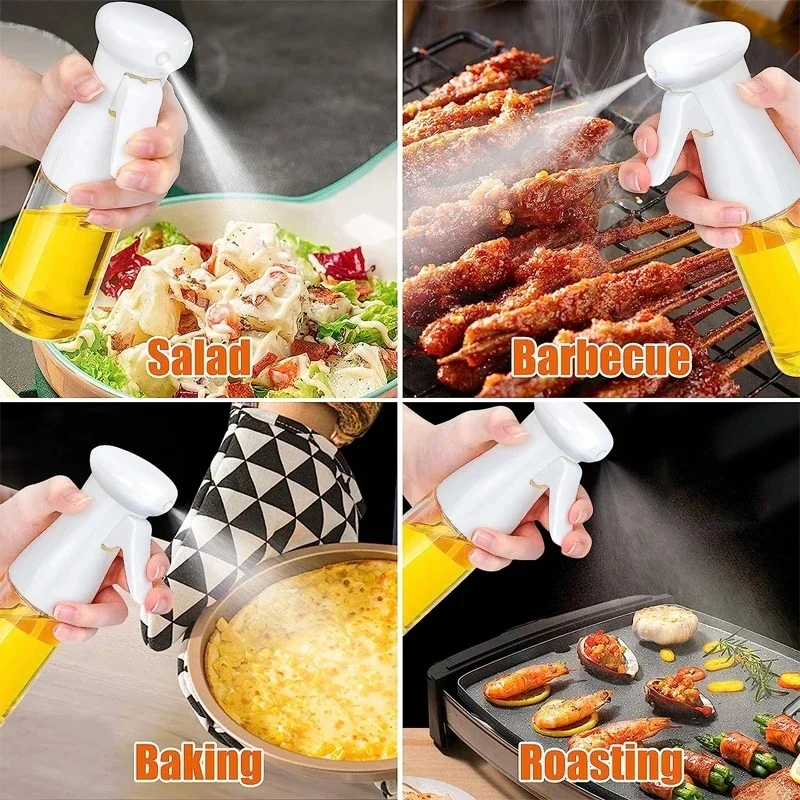 Kitchen Oil Spray Bottle, Olive Acid Sprayer, BBQ Baking, Oil Dispenser, Nebulizer Accessories, BBQ Kitchenware
