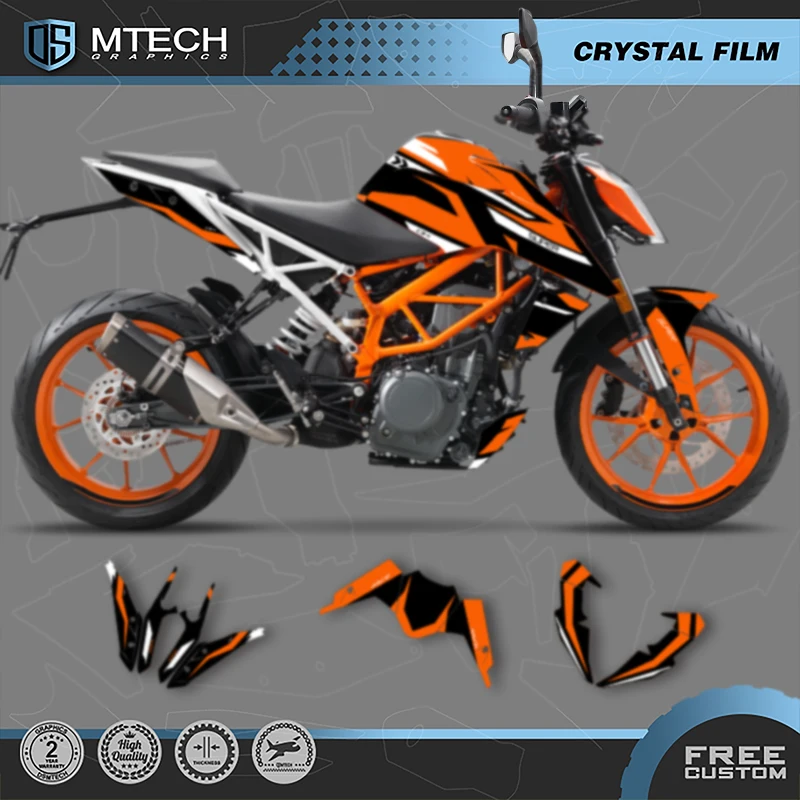 

DSMTECH Motorcycle Graphics Decal Stickers Kits For KTM 2017 2018 2019 2020 DUKE 125 17-20 DUKE125 390 015