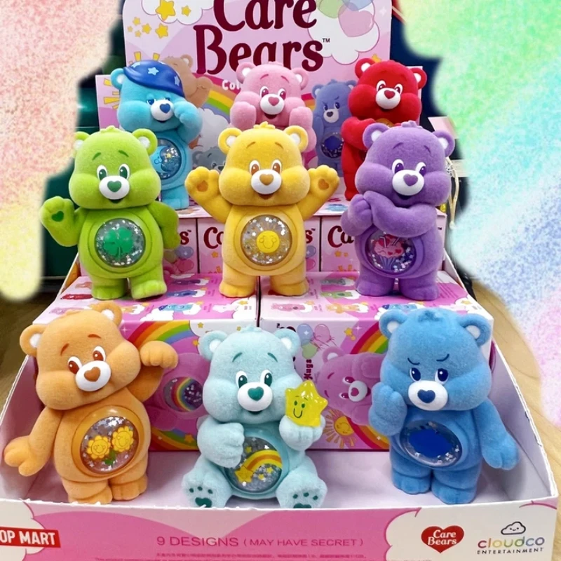 

Подлинная серия Popmart Care Bears, красочные объятия, фигурка, слепая коробка, милая кукла, кавайная игрушка, украшение для рабочего стола, подарок на день рождения, загадочная коробка