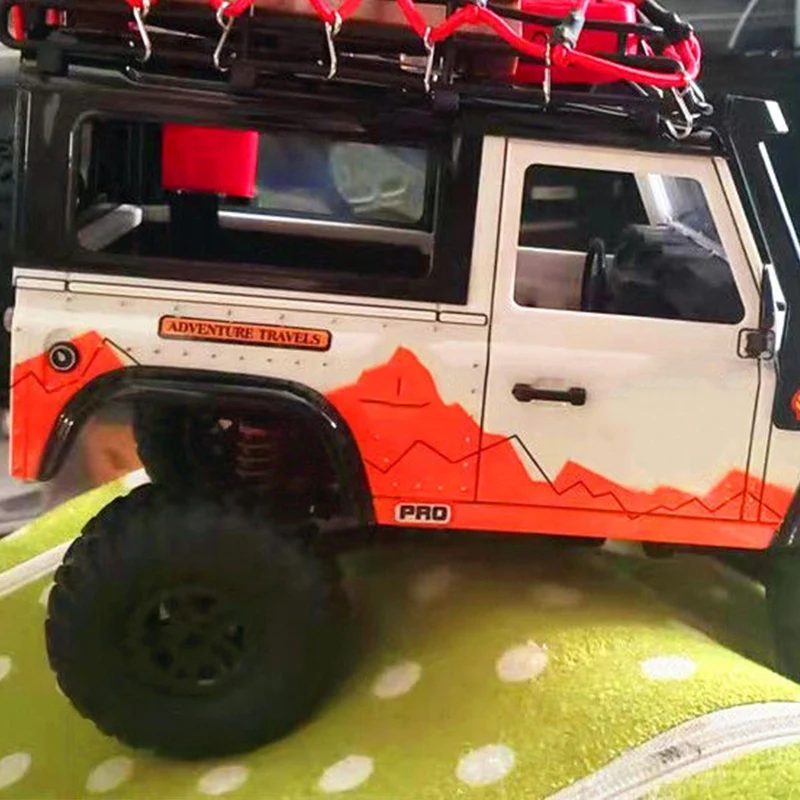 BAAA-RC ملحقات قطع غيار السيارات شبكة أمتعة مرنة لـ 1/12 MN D90 D99 MN99S، أسود