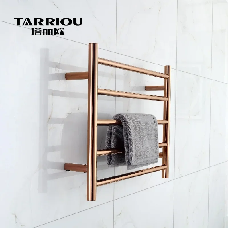 TARRIOU Bathroom Electric Towel Rack Dryer Rose Gold