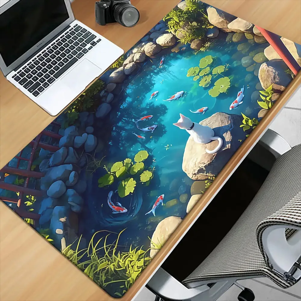 

Extra Large Gaming Mouse Pad Desk Mat Cloth Surface Non Slip Rubber Base for PC Laptop Keyboard Office Setup