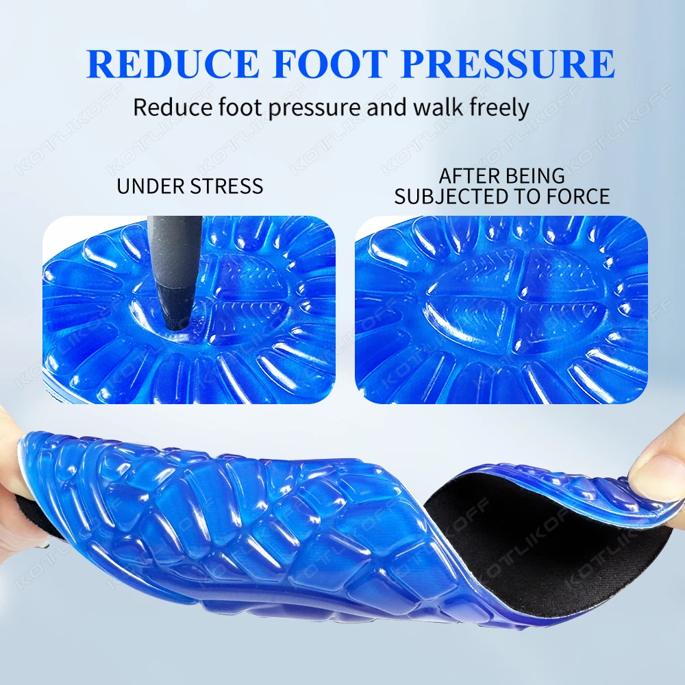 Gel Insole Silicone Orthopedic Arch Support Foot Care For Feet Shoe Sole Sport Insoles Shock Absorption Pads Orthotic Pad view 5