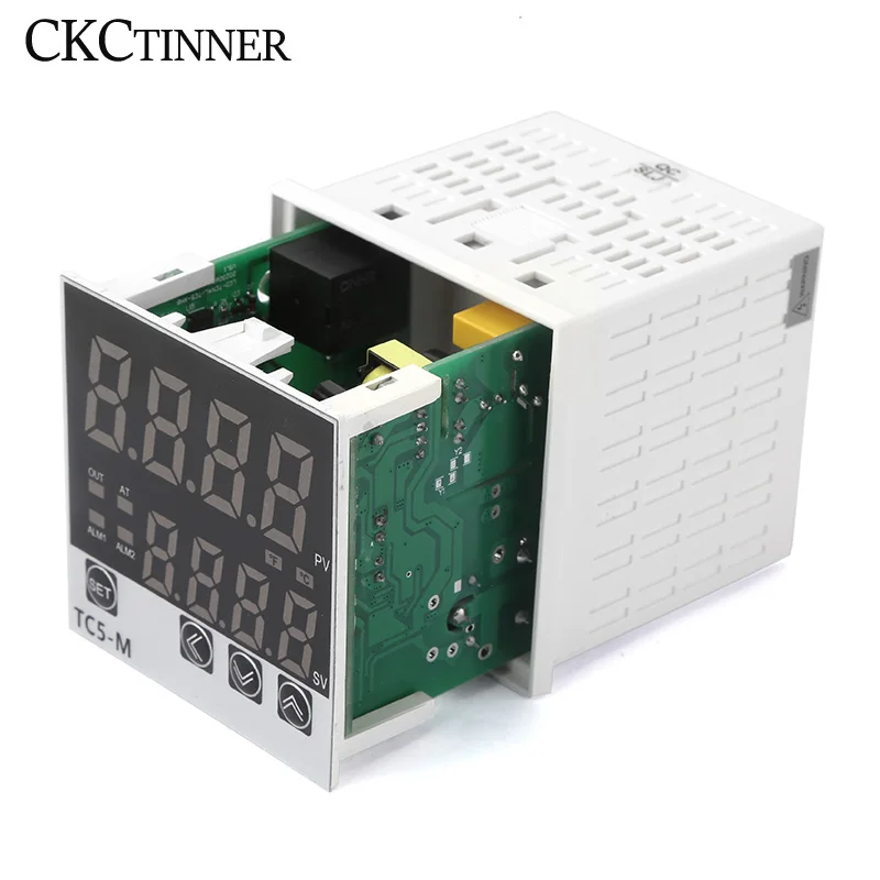 PID Temperature Controller Timer Thermometer Relay K-type 400℃ AC100~220V Integration Control Instrument Buzzer Alarm