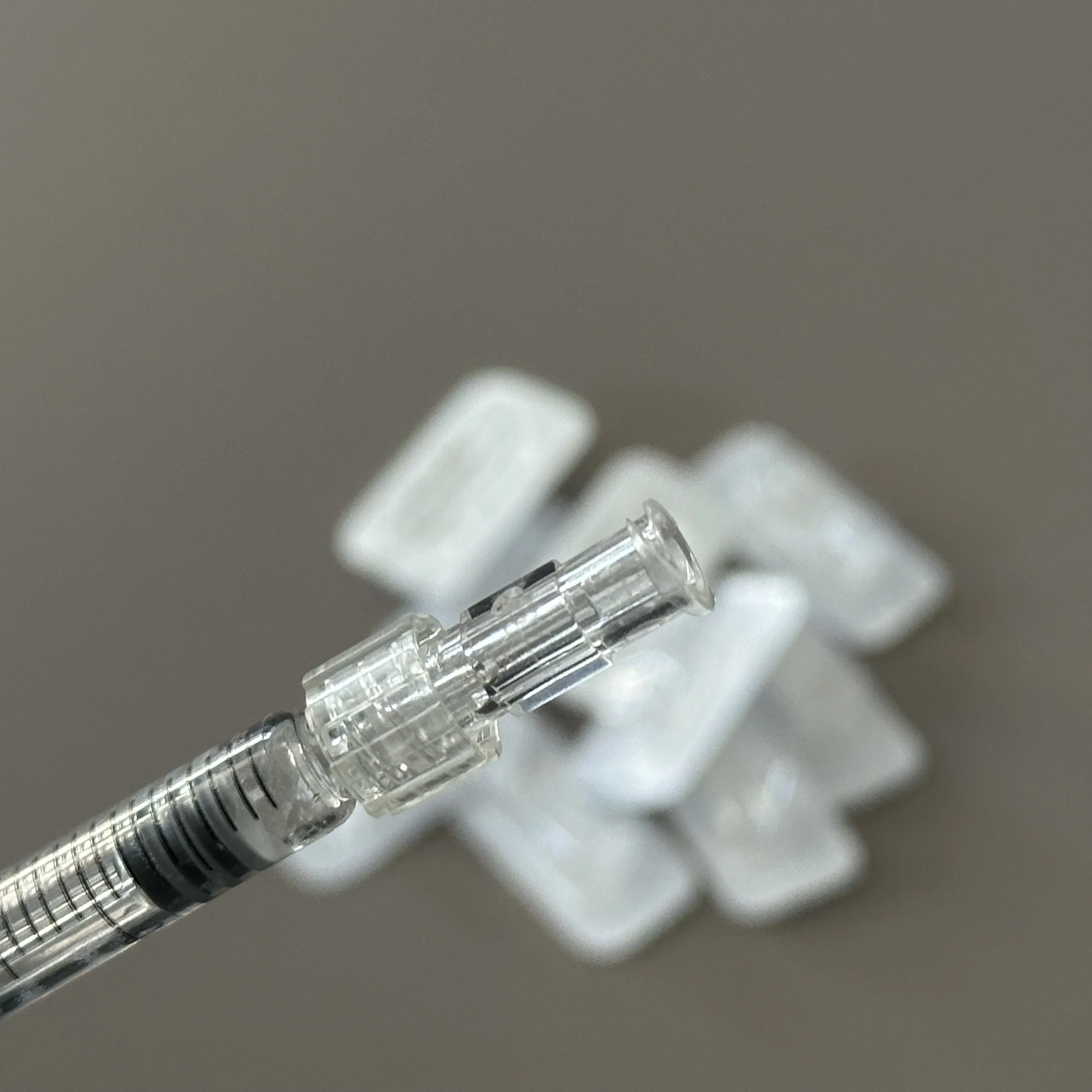 Соединитель для шприца с резьбой, герметичная двойная спираль, 10-500 шт., прозрачный пластик, стерильная индивидуальная упаковка