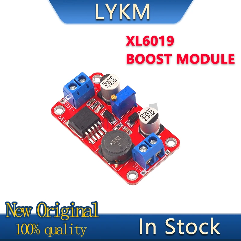 1/PCS XL6019 DC-DC Module d'alimentation élévateur DC-DC Boost Volt convertisseur sortie d'alimentation réglable 3V-40V à 5V-45V alimentation