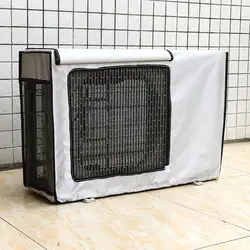 Air Conditioner Cover Sun Protective Oxford Air Condition Protective Cover Dust-proof Waterproof Outdoor Air Conditioning Cover