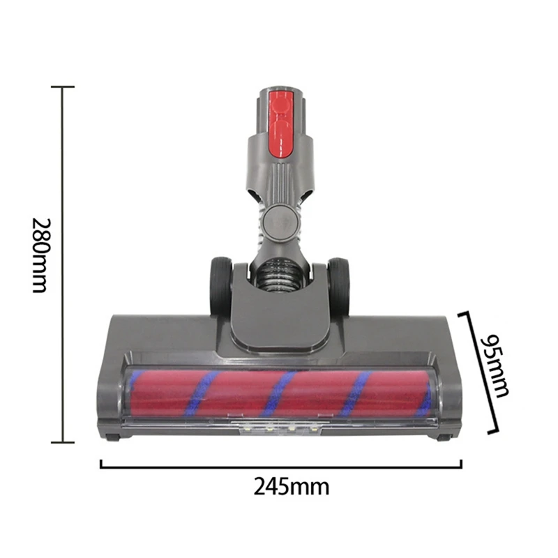 رأس فرشاة ل دايسون الكهربائية فراغ ، البلاستيك نظافة ، استبدال أجزاء ، V7 ، V8 ، V10 ، V11 ، V15 ، 1 قطعة