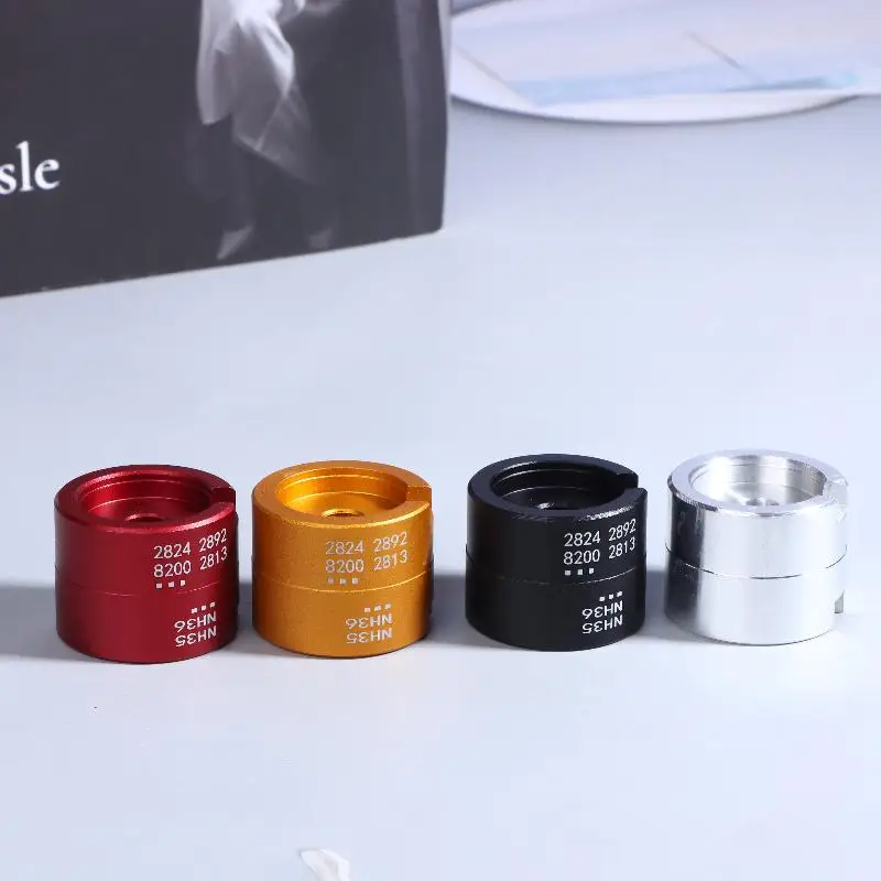 Expert Watch Repair Tool - Universal Movement Holder for NH35 NH36 2824 2892 8200; Durable Double-Sided Aluminum Base