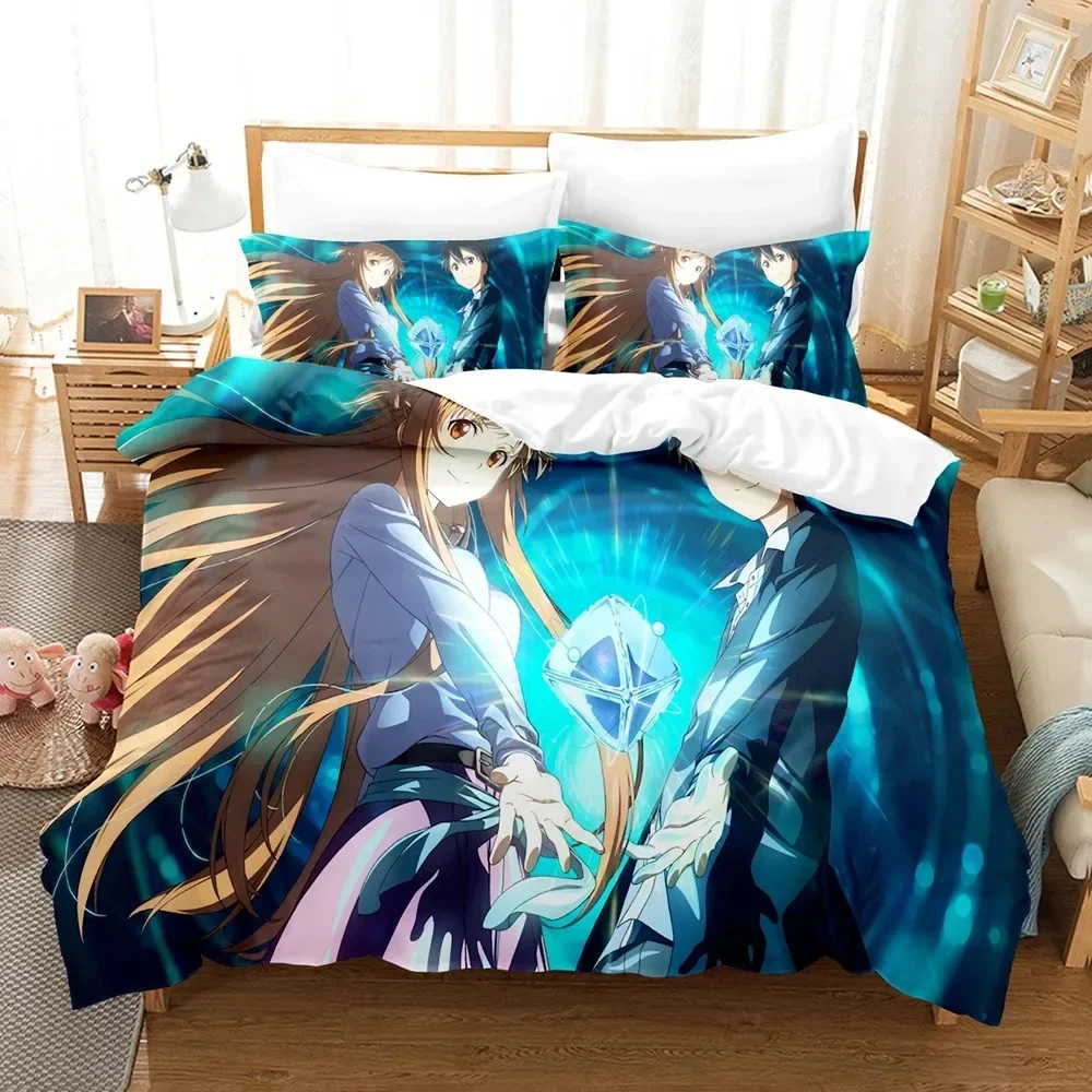 3D Sword God Domain 3D NEW Duvet Cover Pillowcase Bedding Set Adult Boy Girl Bedroom Decoration Children Single Double Large
