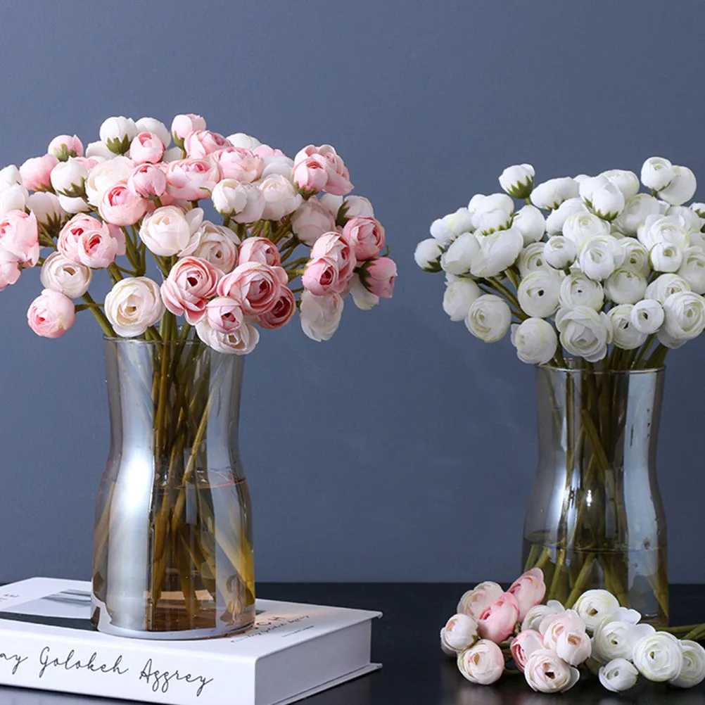 

Imitation Plants Simulated Camellia Bouquet Home Flower nament Wedding Decor Bridesmaid Vivid Camellia Realistic Appearance Safe