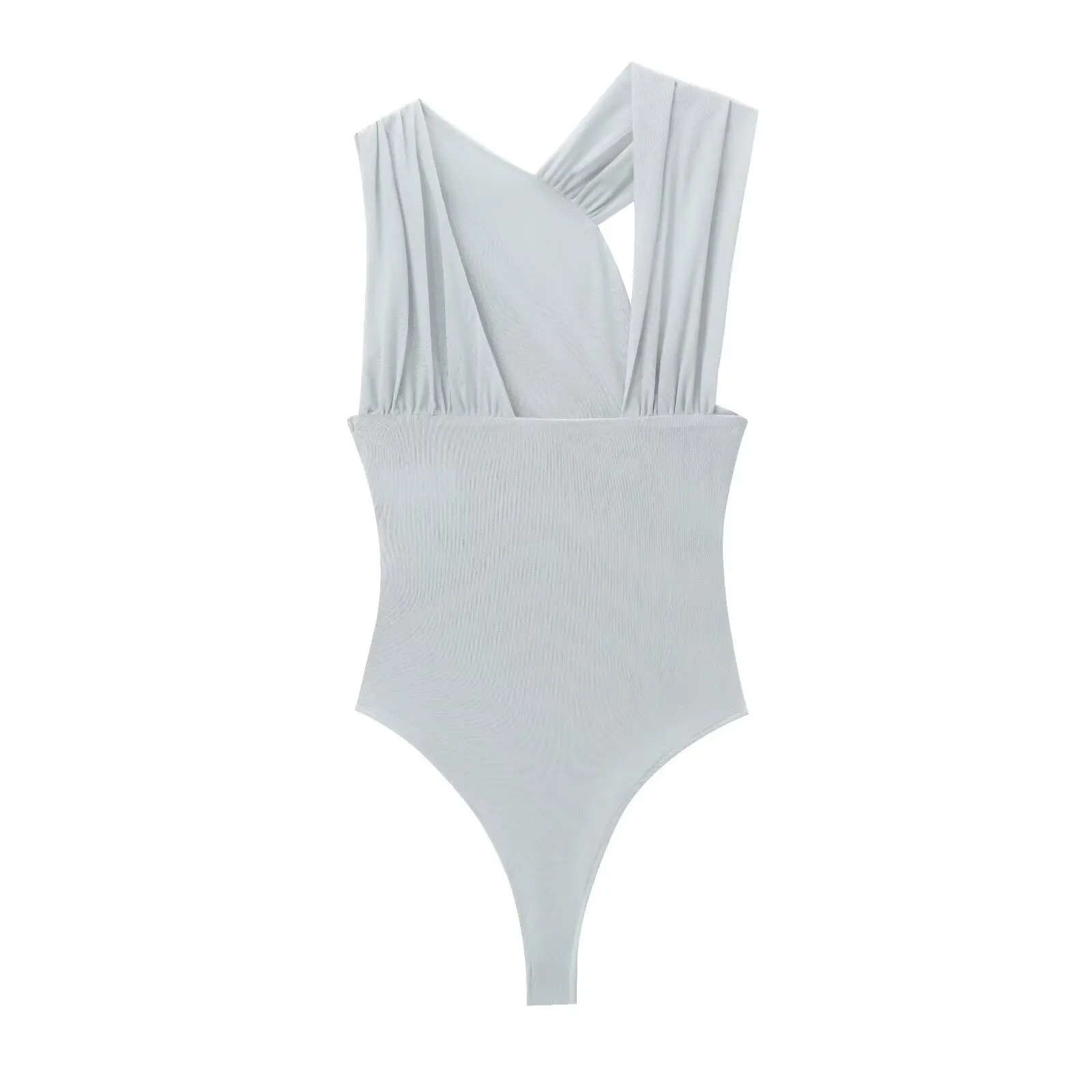 春の新作レディースファッション非対称プリーツ装飾シルクネット JNLEAOG ワンピーススーツポリエステル繊維ショートパンツ