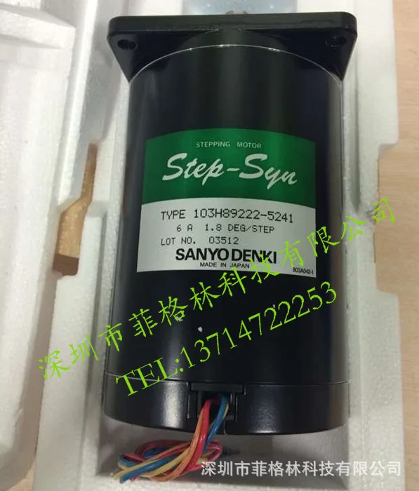 

2025 [Physical Photo] 103H89222-5241 Japan Sanyo SANYO Three-phase Stepper Motor, Shipped On The Same Day